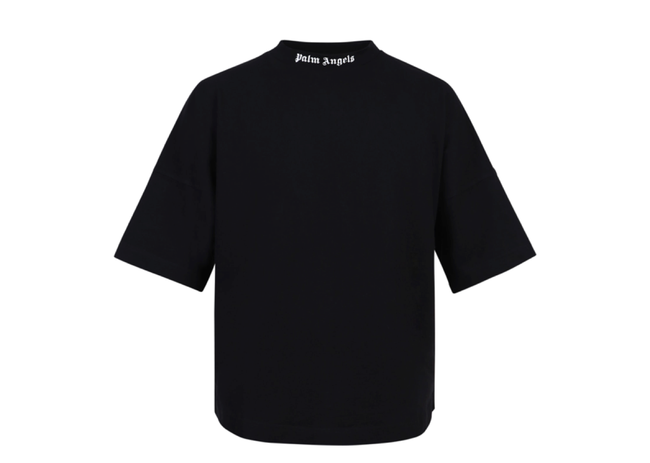 Classic Logo Over Tee Black White