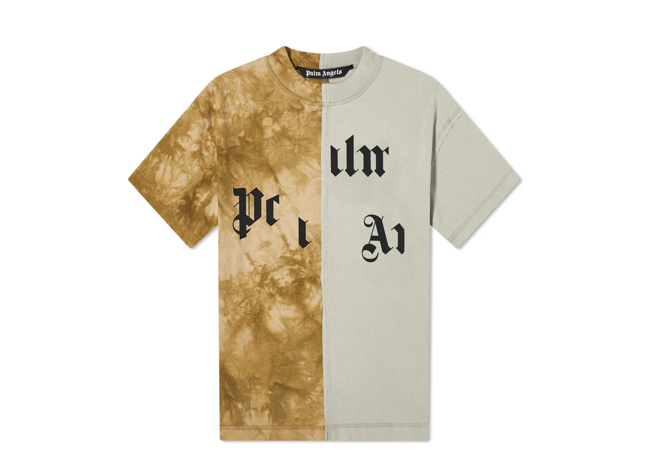 Palm Angels Broken Logo Military Tee Military Multicolor