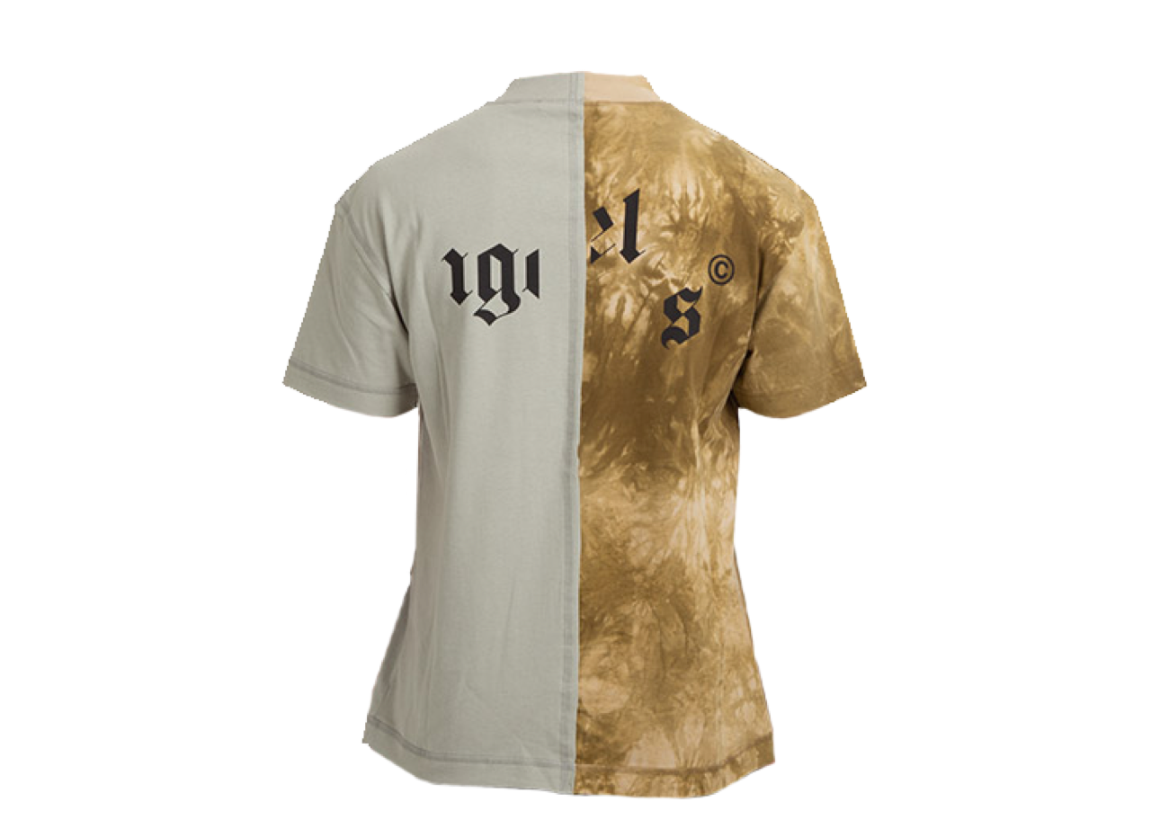 Palm Angels Broken Logo Military Tee Military Multicolor - photo 2