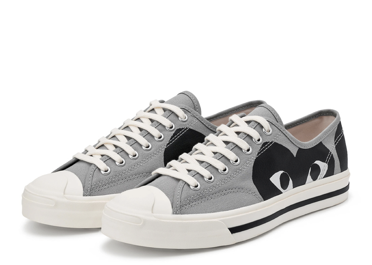 Converse Jack Purcell Comme Des Garcons PLAY Grey Black - photo 2