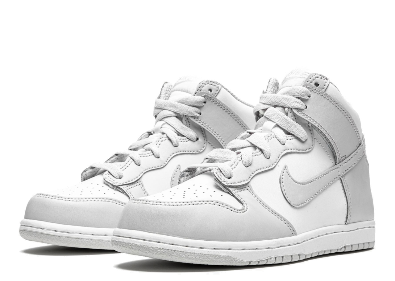 Nike Dunk High Retro White Vast Grey (Pre-School) - photo 2