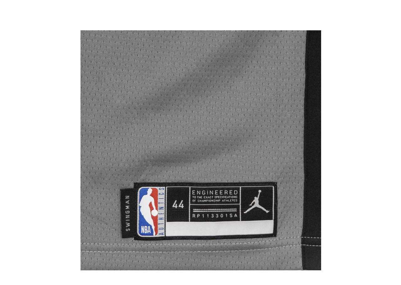 Kevin Durant Nets Statement Edition 2020 NBA Swingman Jersey Grey  - photo 5