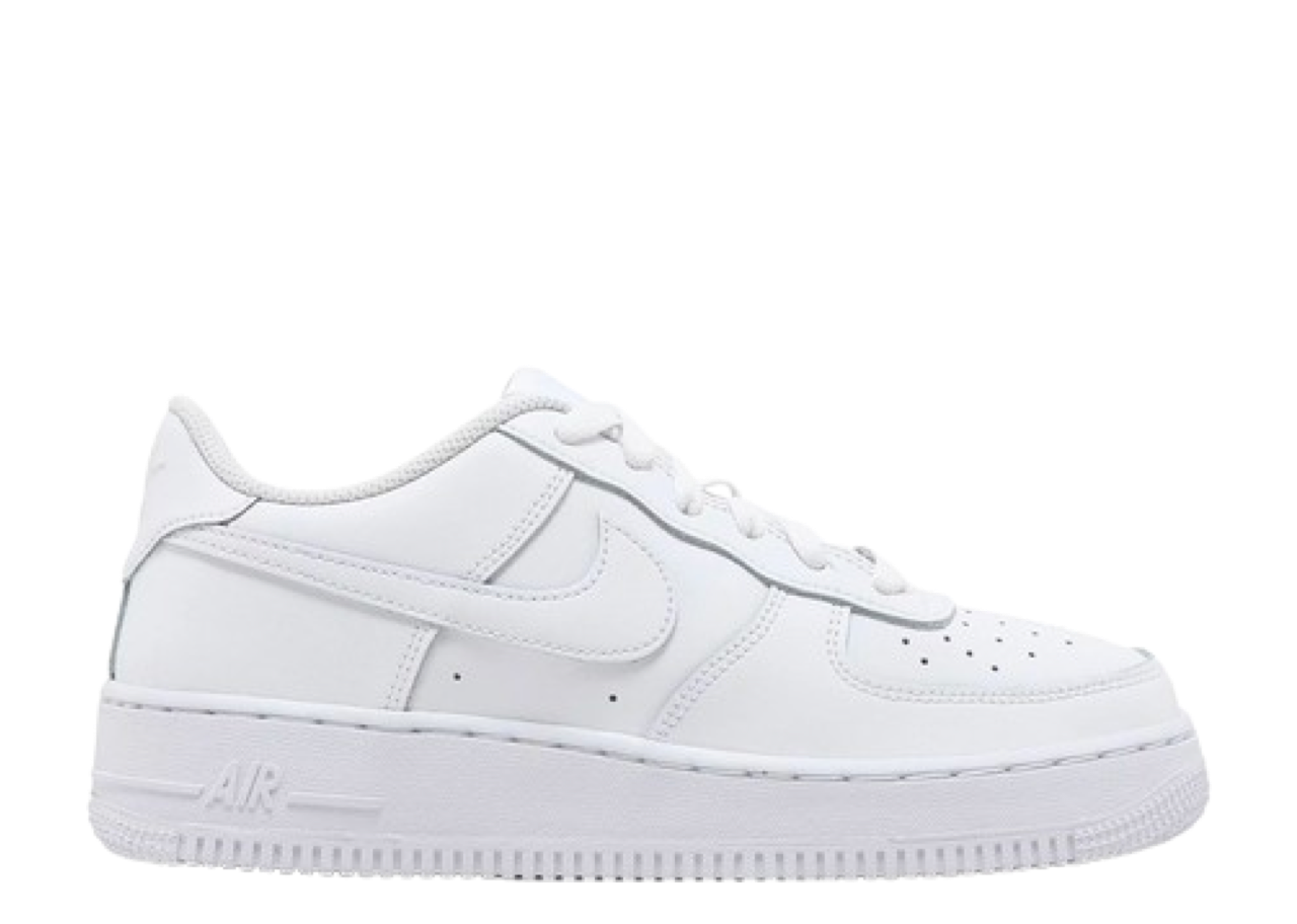 Nike Air Force 1 LE Triple White (Grade School)