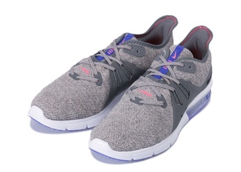 Nike Air Max Sequent 3 Dark Grey Black-Moon Particle - photo 2