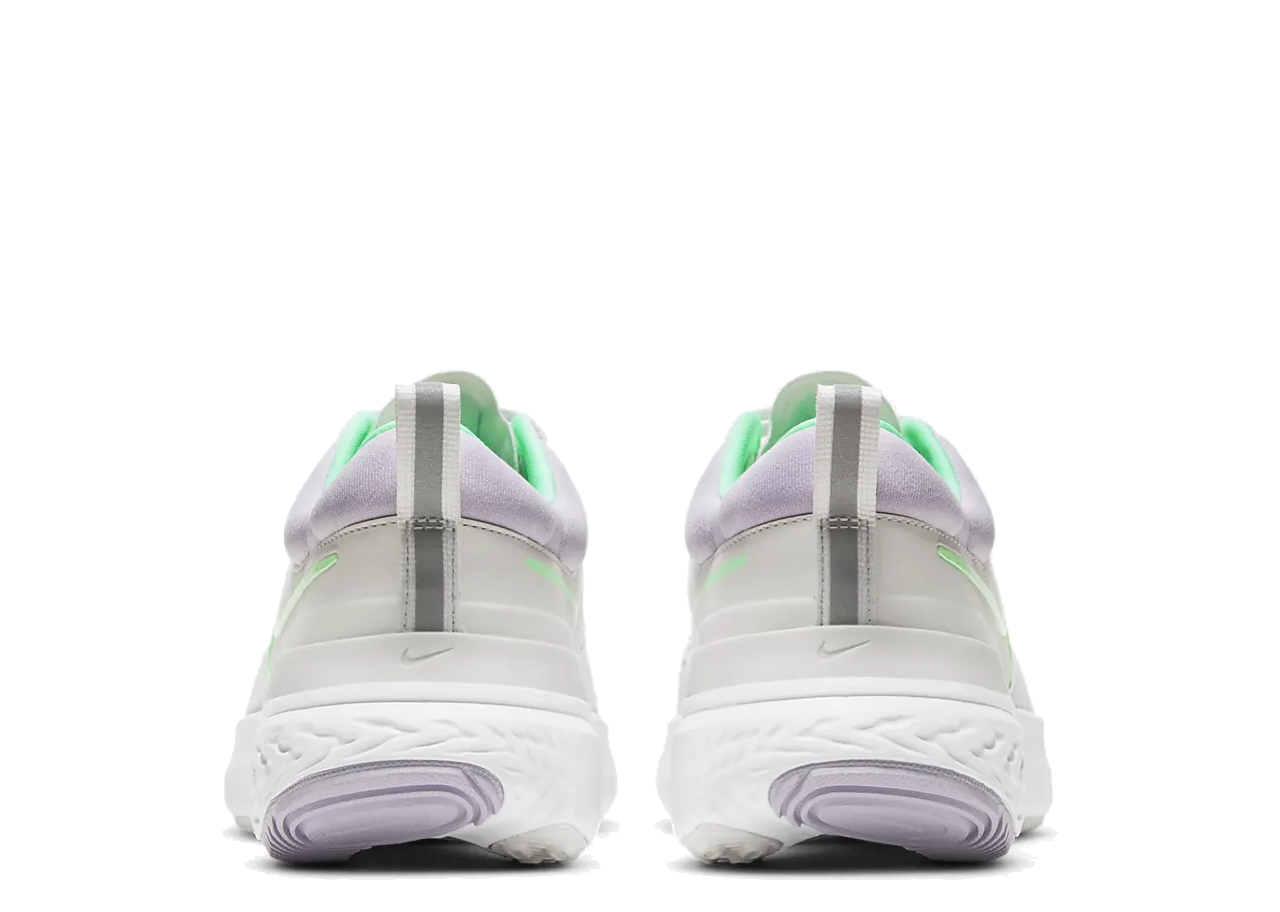 Nike React Miler 2 Platinum Tint Green Glow (Women's) - photo 3