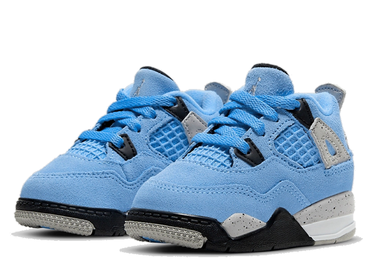 Jordan 4 Retro University Blue (Toddler) - photo 2