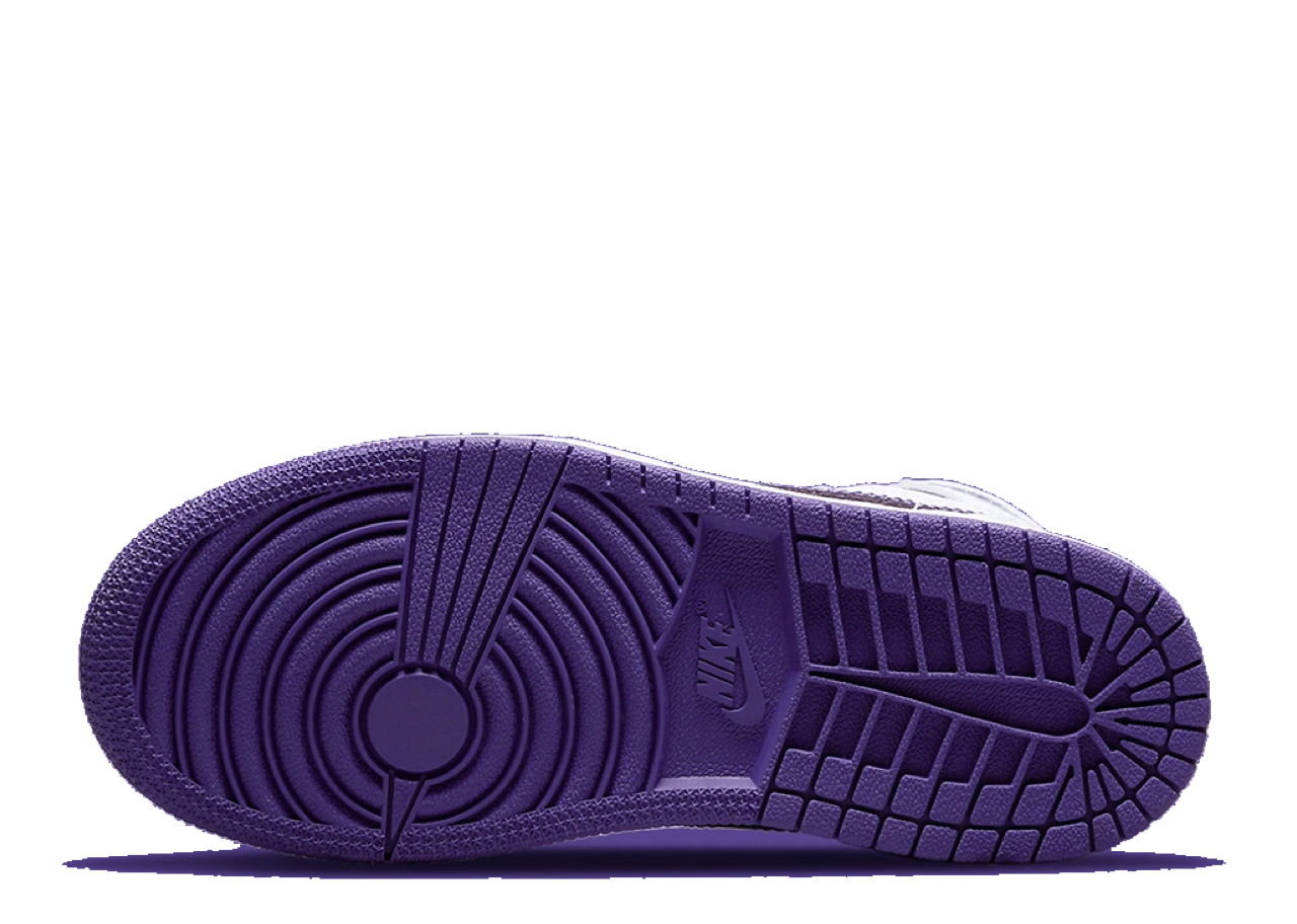 Air Jordan 1 Retro High Court Purple (Pre-School) (2021) - photo 4