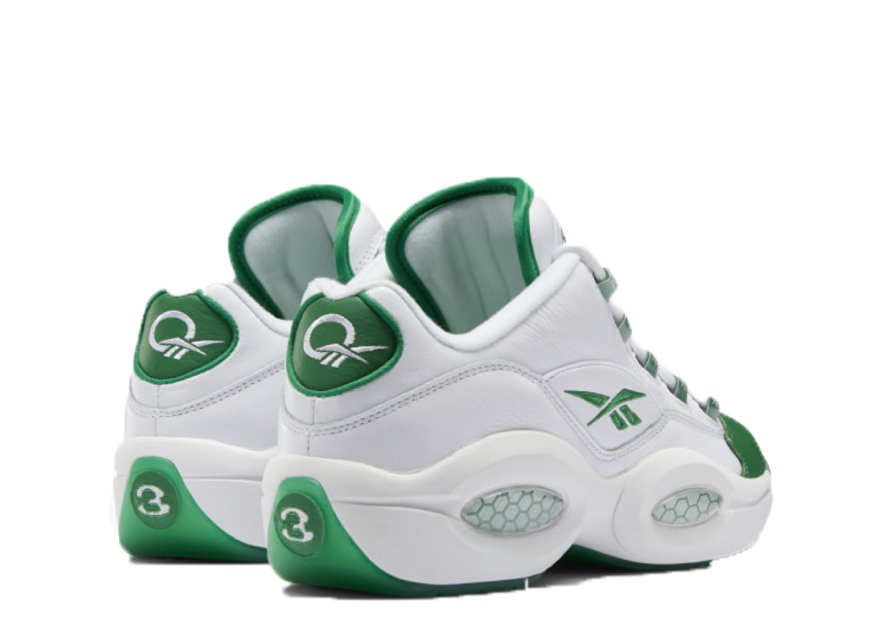 Reebok Question Low Green Toe - photo 3