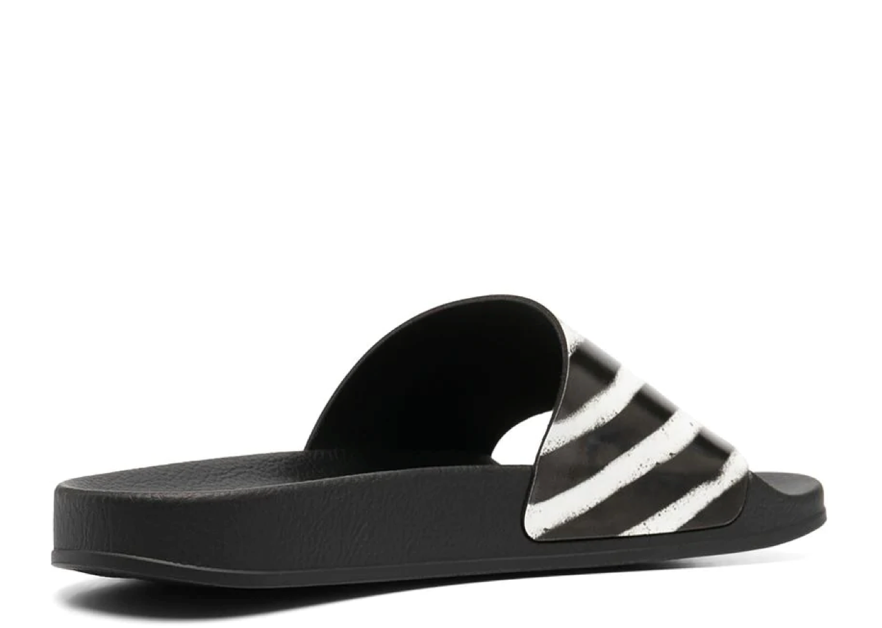Off-White Spray Sandal Black White - photo 3