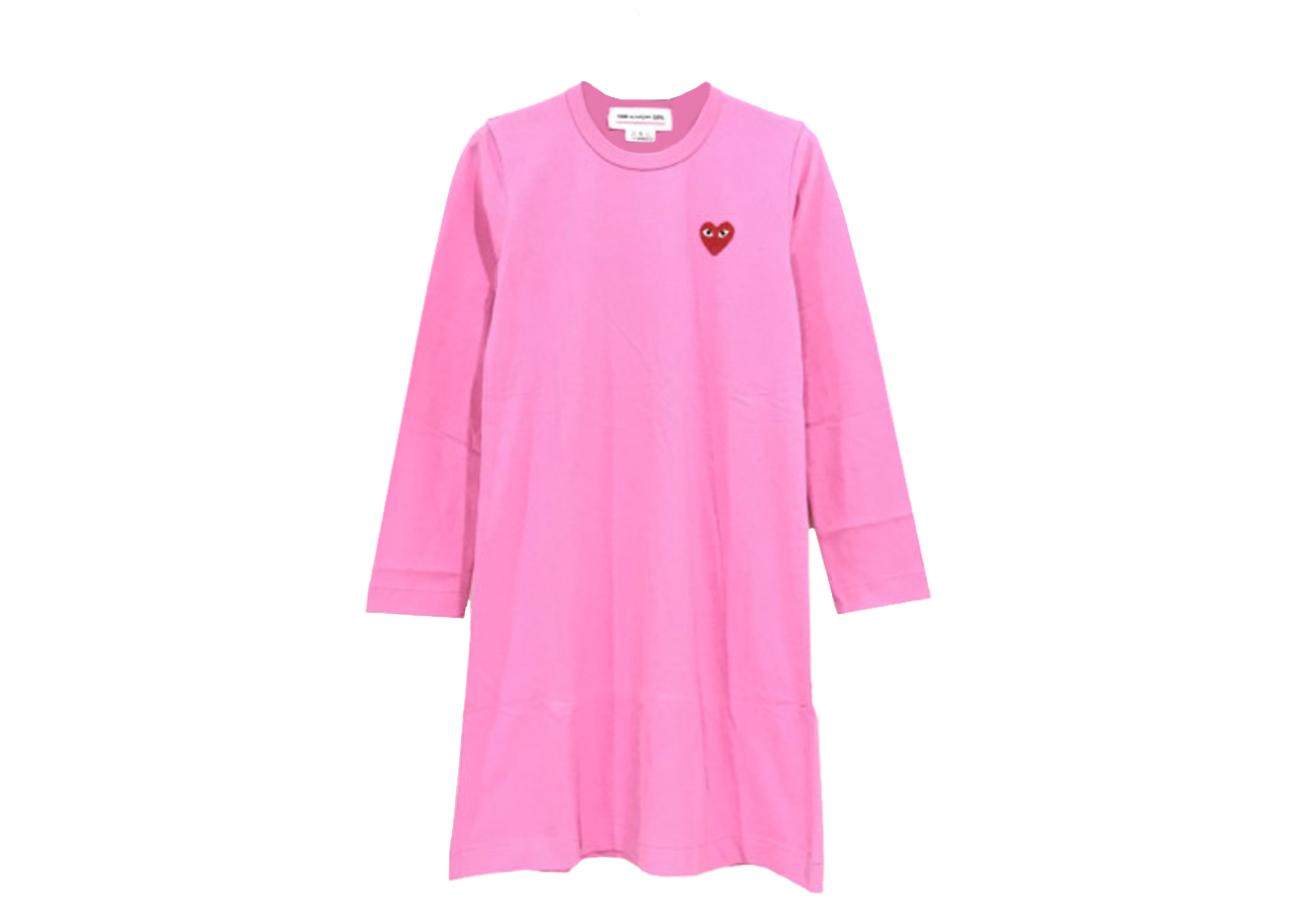 Comme Des Garcons PLAY Limited Womens Pink One Piece Tee