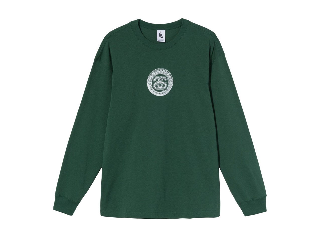 Nike X Stussy Green Long Sleeve