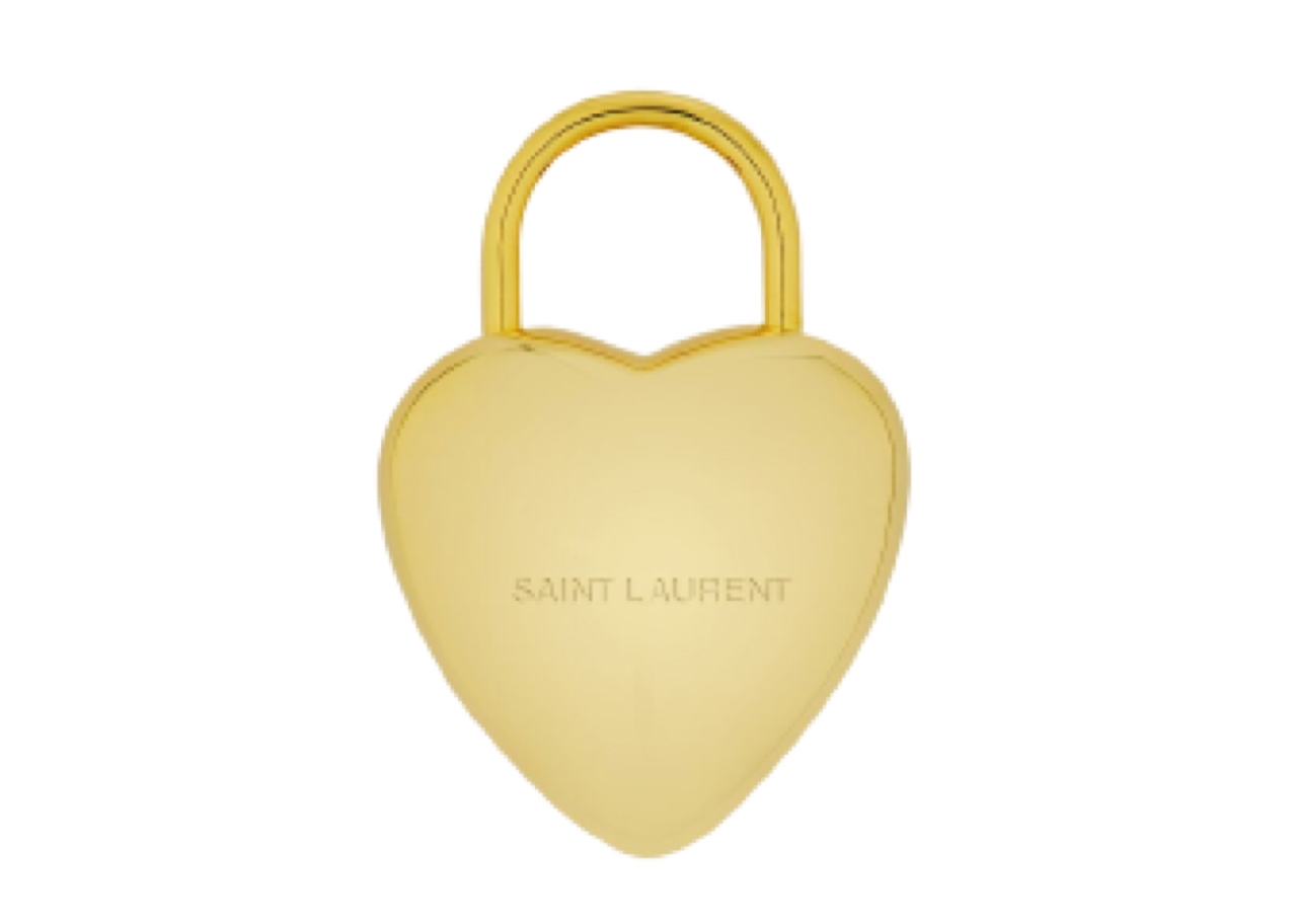 Saint Laurent Heart Shaped 3D Padlock