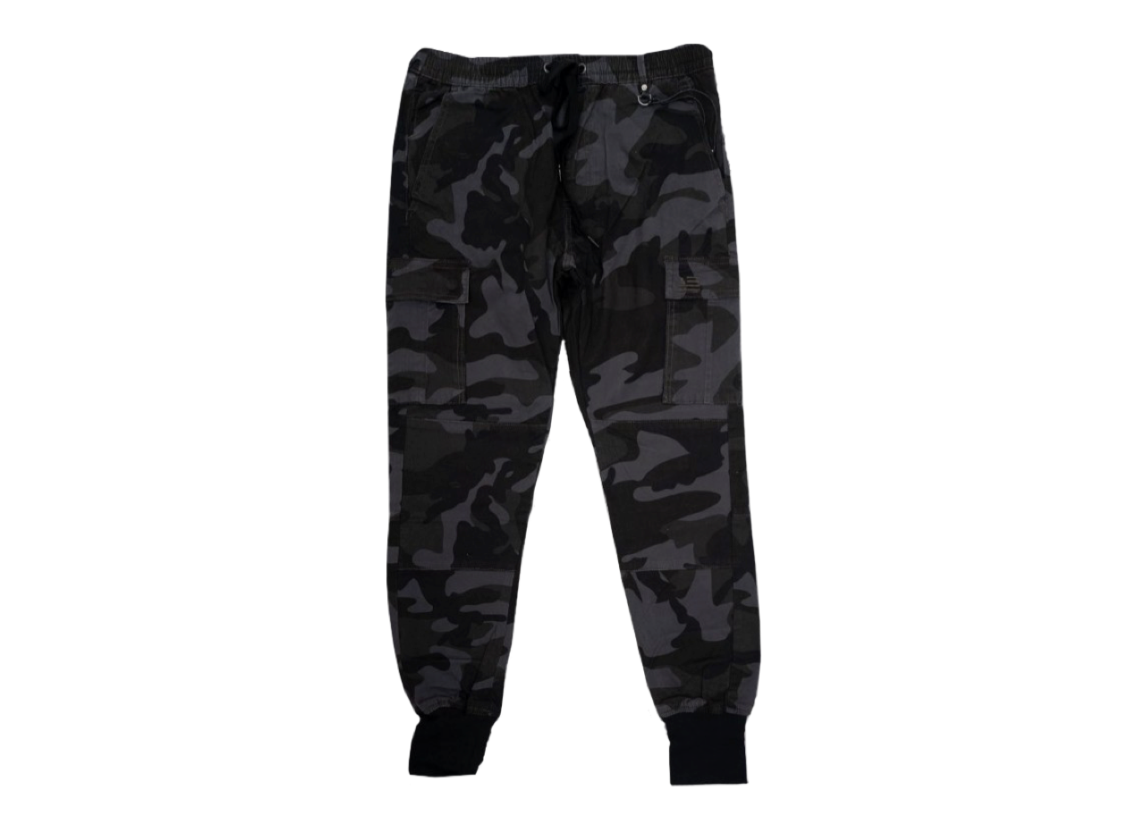 Hyperdenim Black Camo Cargo Jogger