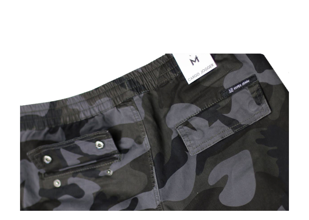 Hyperdenim Black Camo Cargo Jogger - photo 4