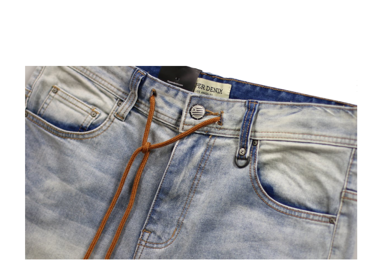 Hyperdenim Light Blue GNU Zipper Jeans - photo 3