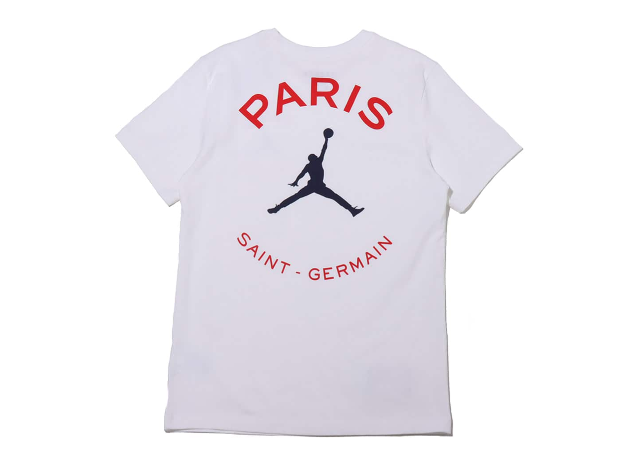 PSG x Jordan Jumpman Logo Tee White - photo 2