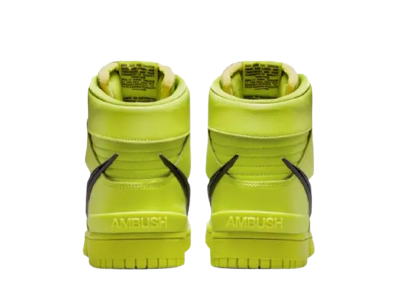 Nike Dunk High Ambush Flash Lime - photo 3