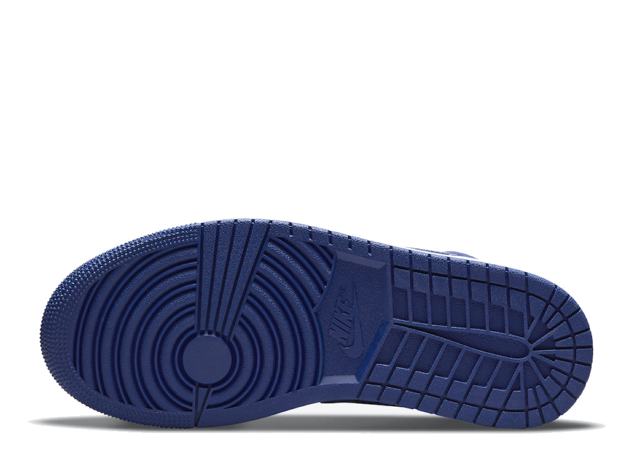 Air Jordan 1 Mid SE Iron Purple Deep Royal (Women's) - photo 4