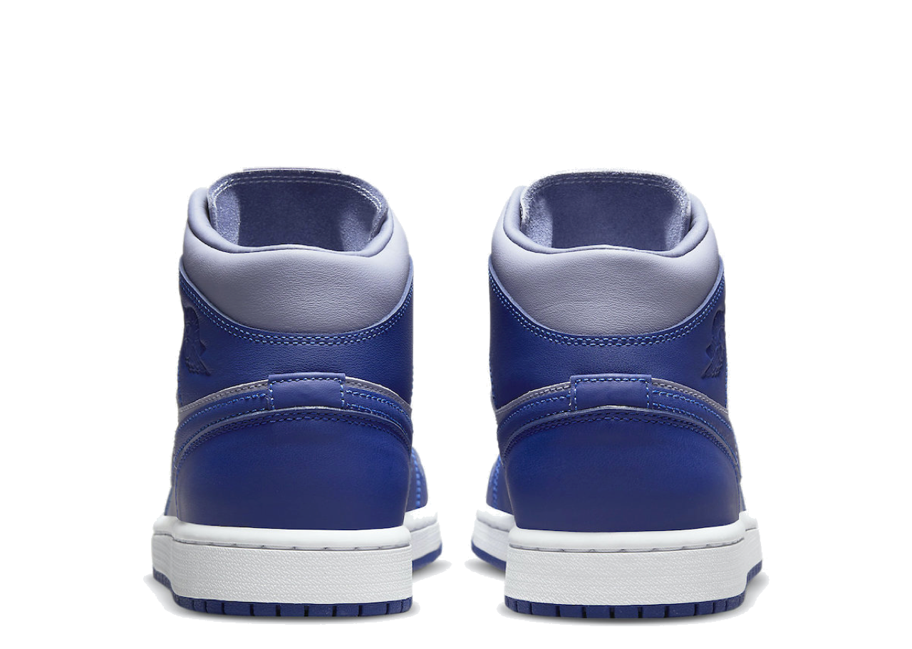 Air Jordan 1 Mid SE Iron Purple Deep Royal (Women's) - photo 3