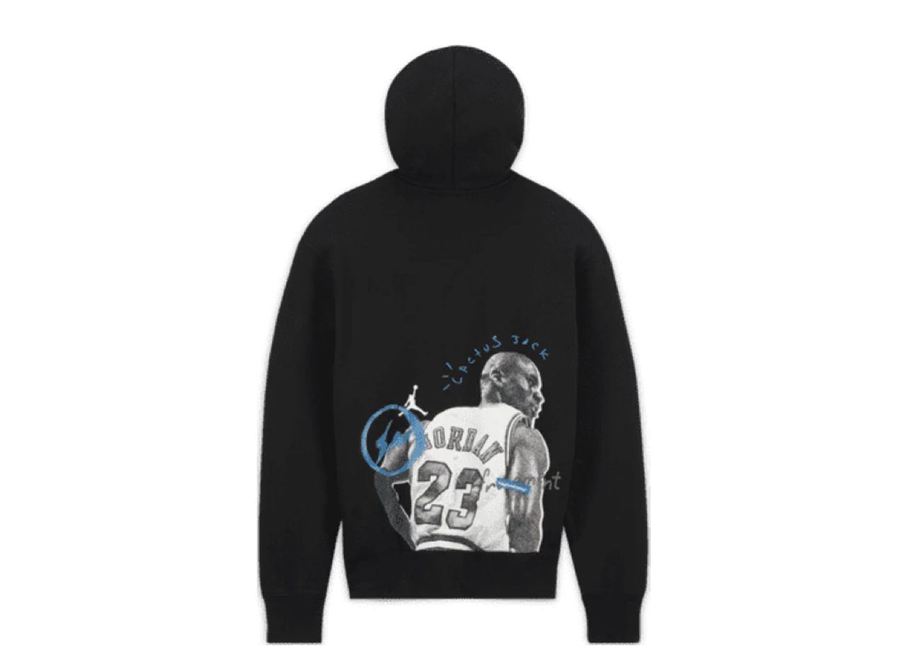 Travis Scott x Jordan x Fragment Hoodie Black - photo 2