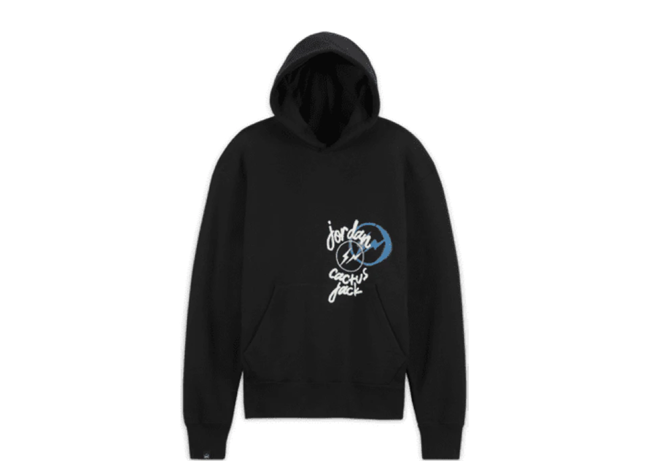 Travis Scott x Jordan x Fragment Hoodie Black