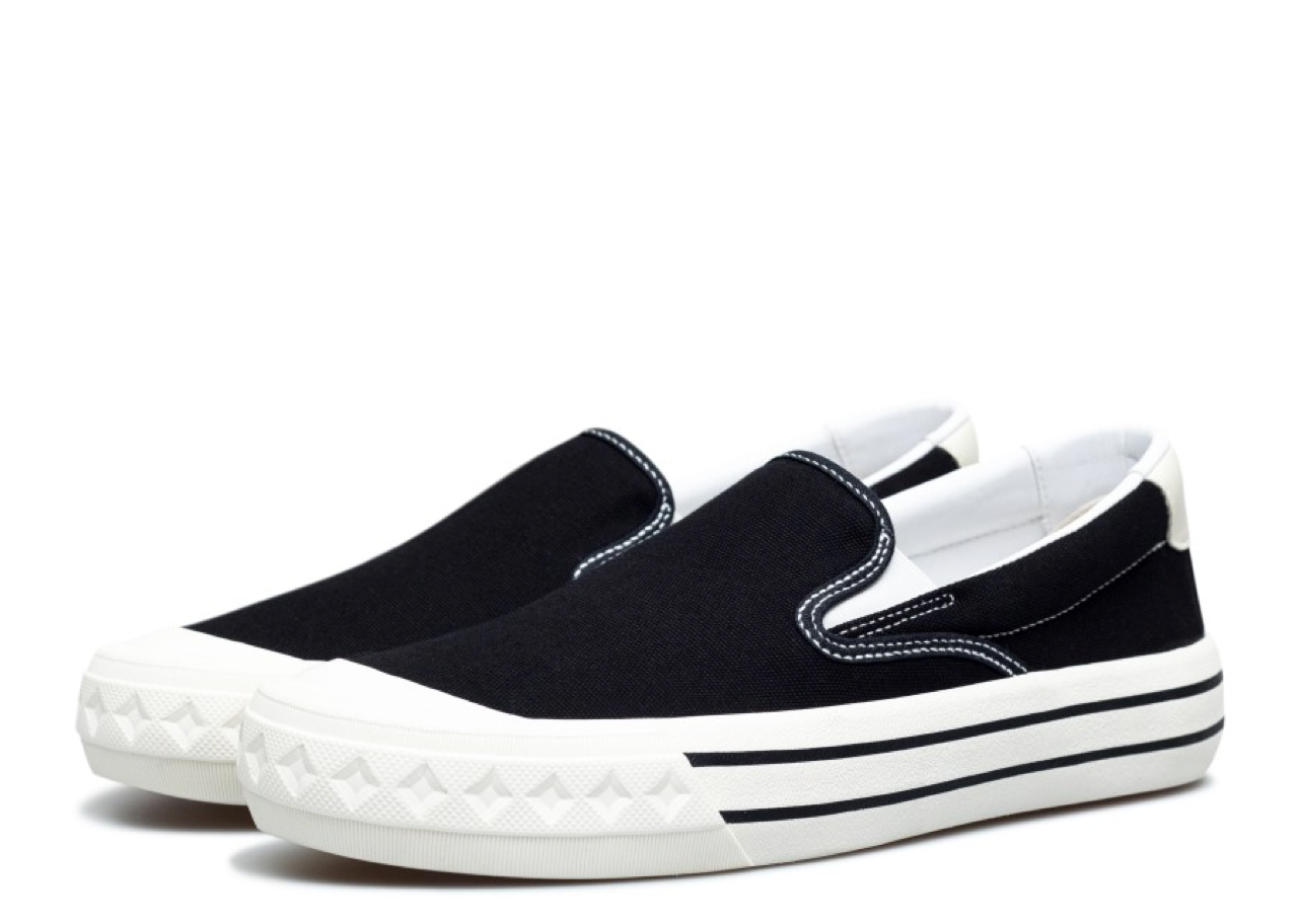 Compass Retrograde Slip On Black White - photo 2