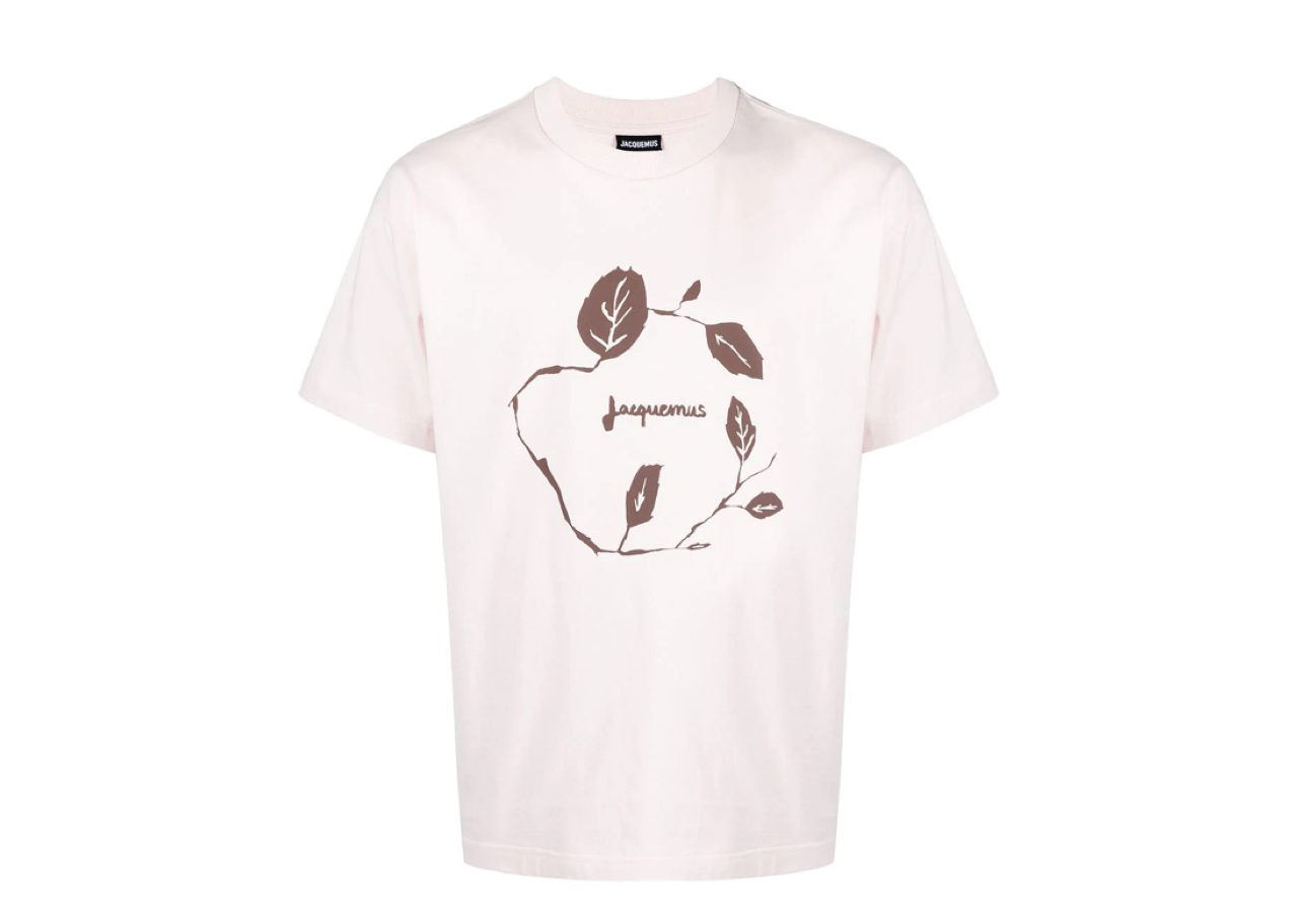 Jacquemus Graphic Print T-Shirt Pink