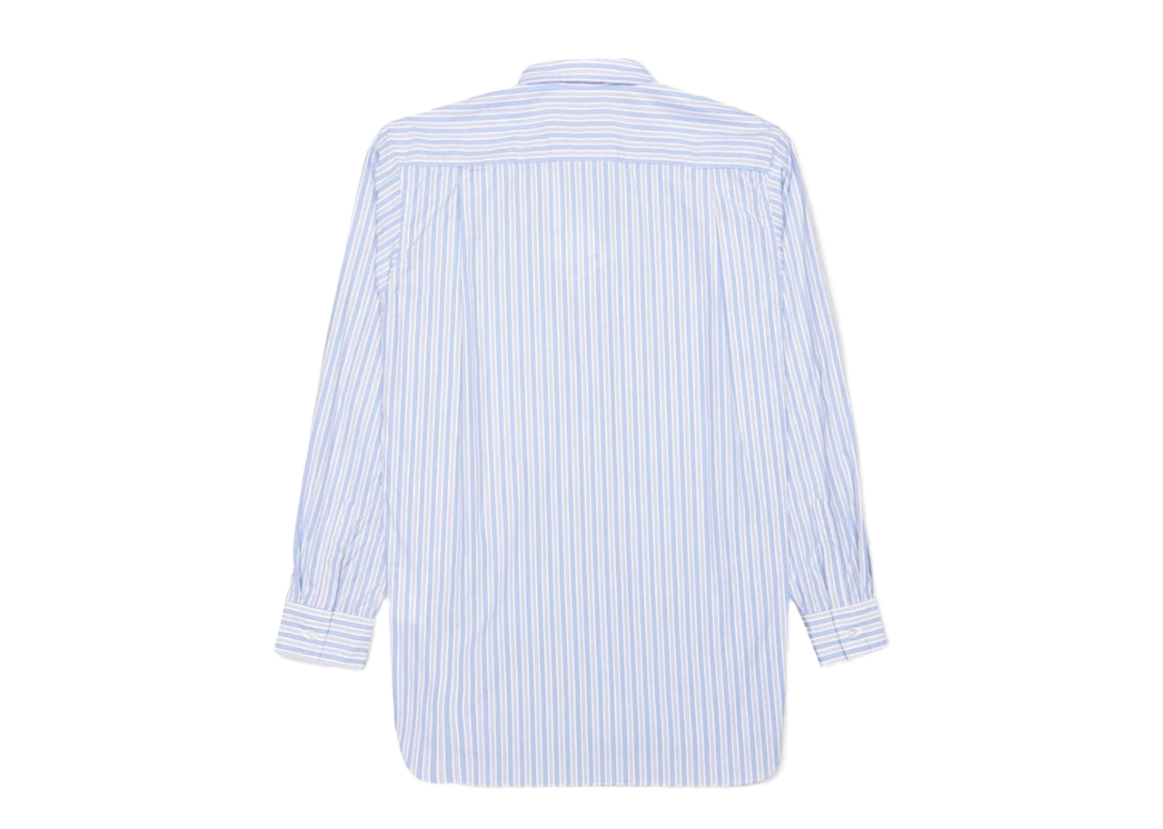 Comme Des Garcons Play Button Down Light Blue White - photo 2