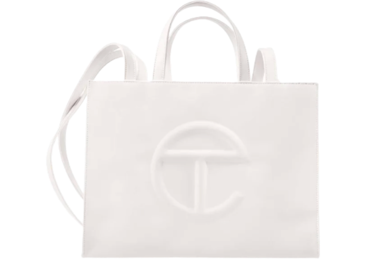 Medium White Shopping Bag