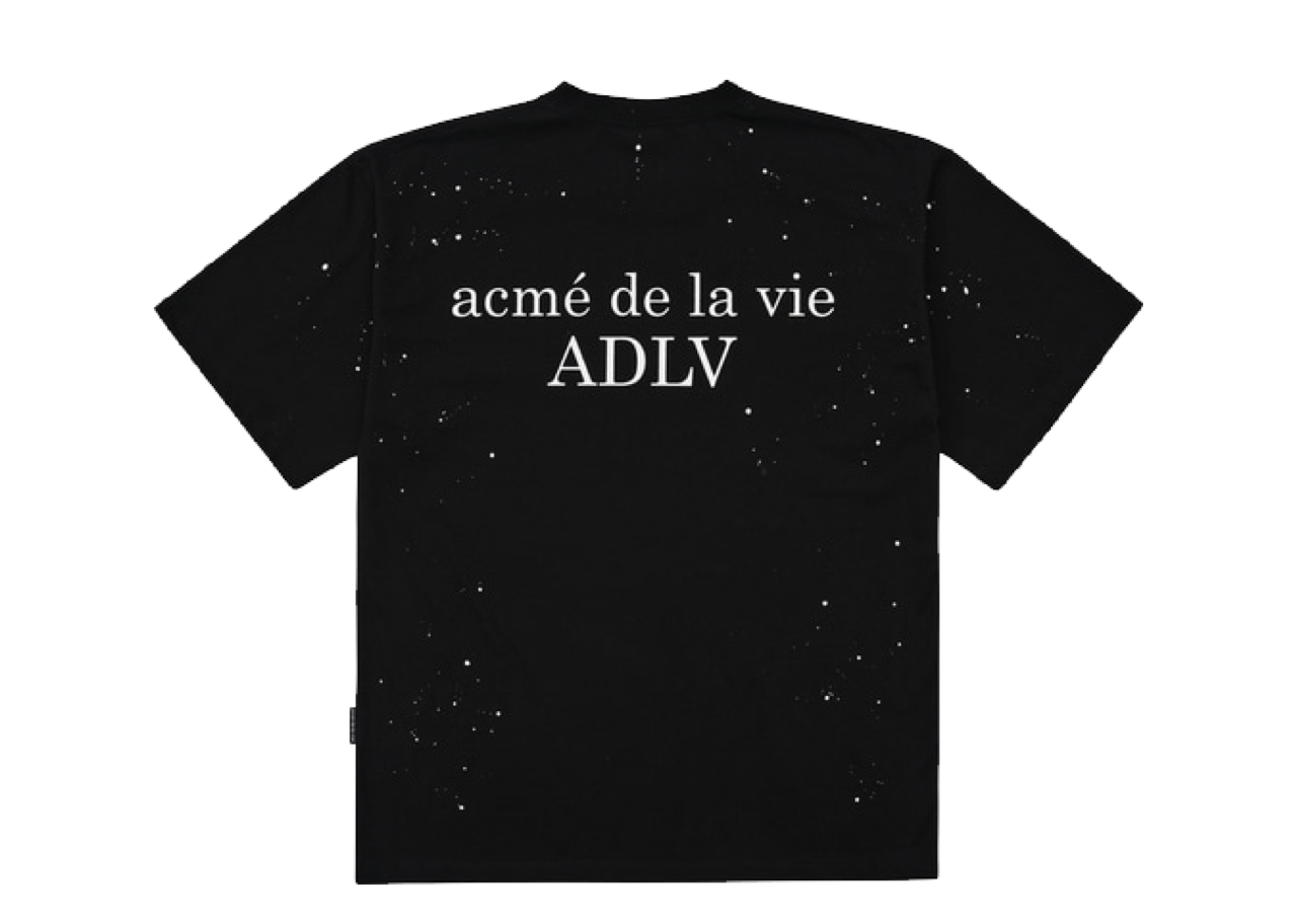 Acme De La Vie Baby Face T-shirt Black Space Travel - photo 2