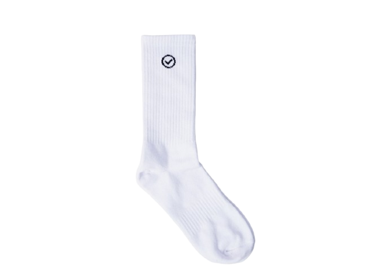 Kick Avenue Signature Logo - White (1 PAIR)