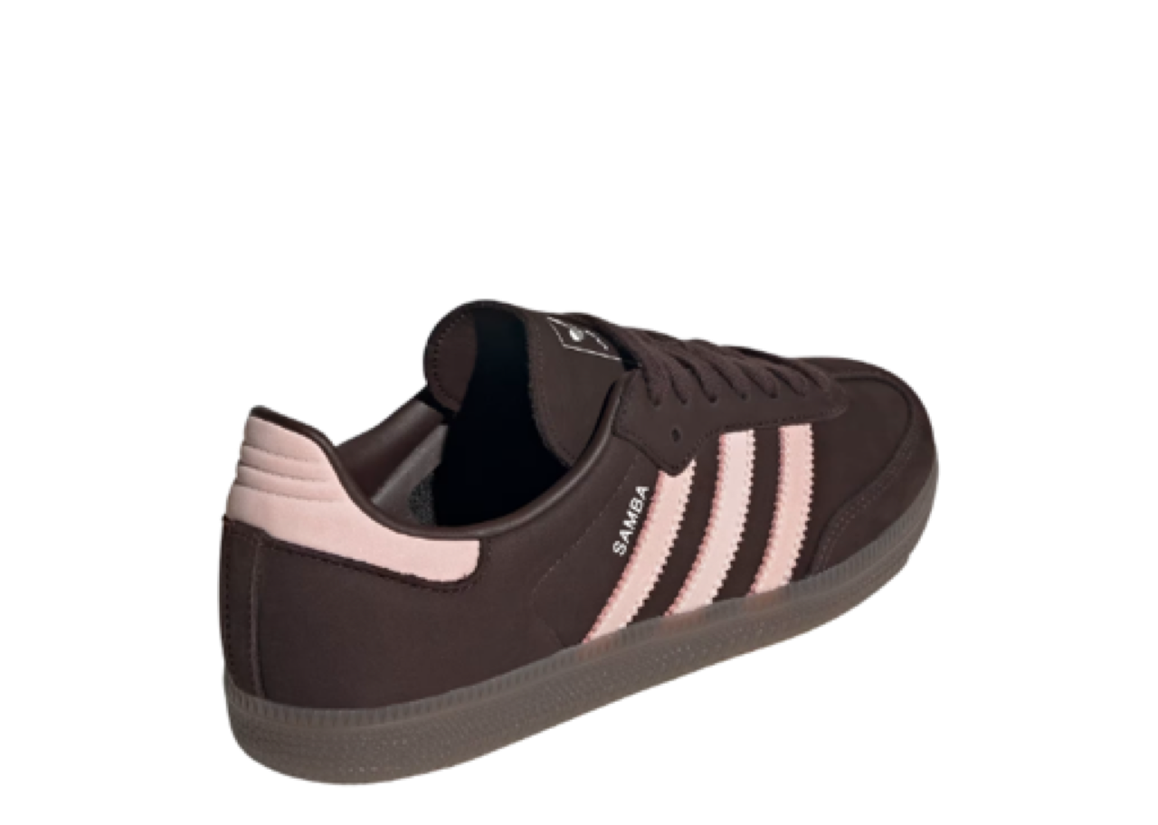 Adidas Samba OG Aurora Coffee Sandy Pink Cloud White (Women's) - photo 3