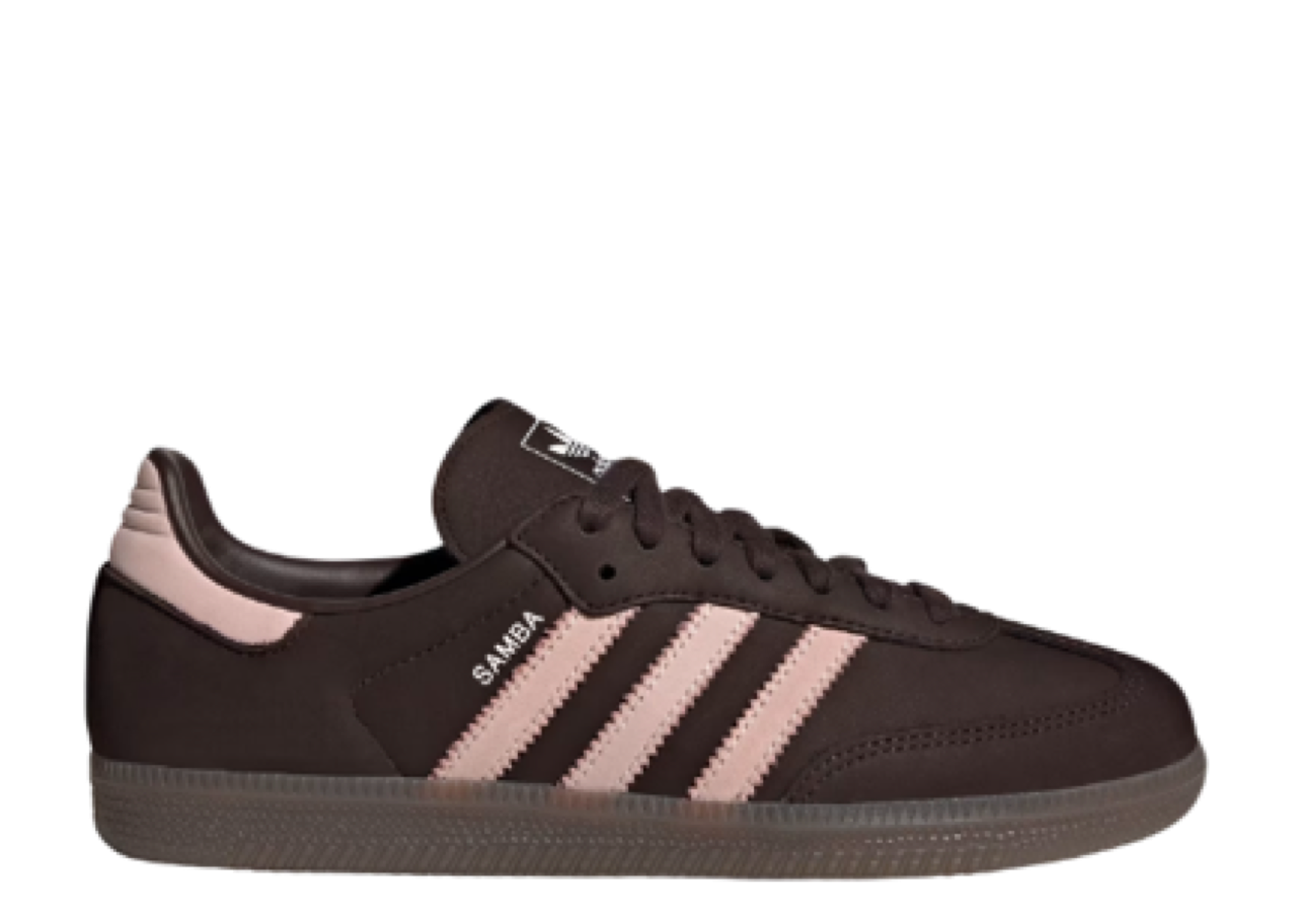 Adidas Samba OG Aurora Coffee Sandy Pink Cloud White (Women's)