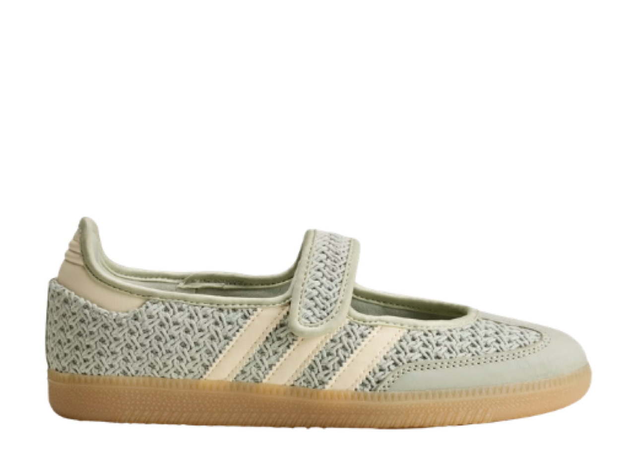 Adidas Samba Jane Green Warm Vanilla Gold (Women's)