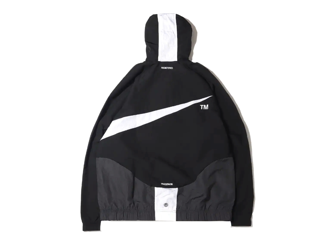 Nike Sportswear Swoosh Woven Lined Jacket Black - photo 2