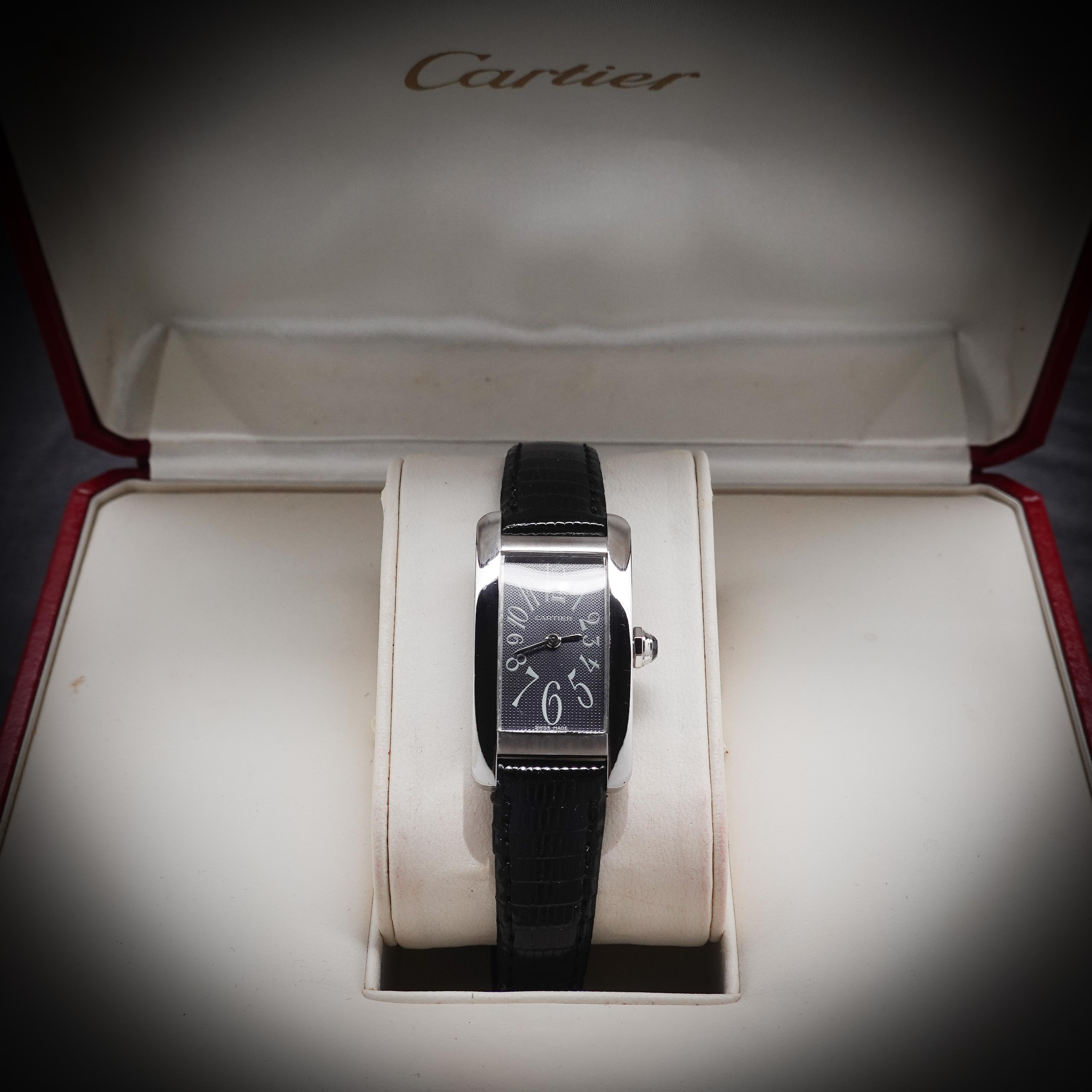 Cartier Tank Americaine Small 18K White Gold Ref: W2605129 - photo 6