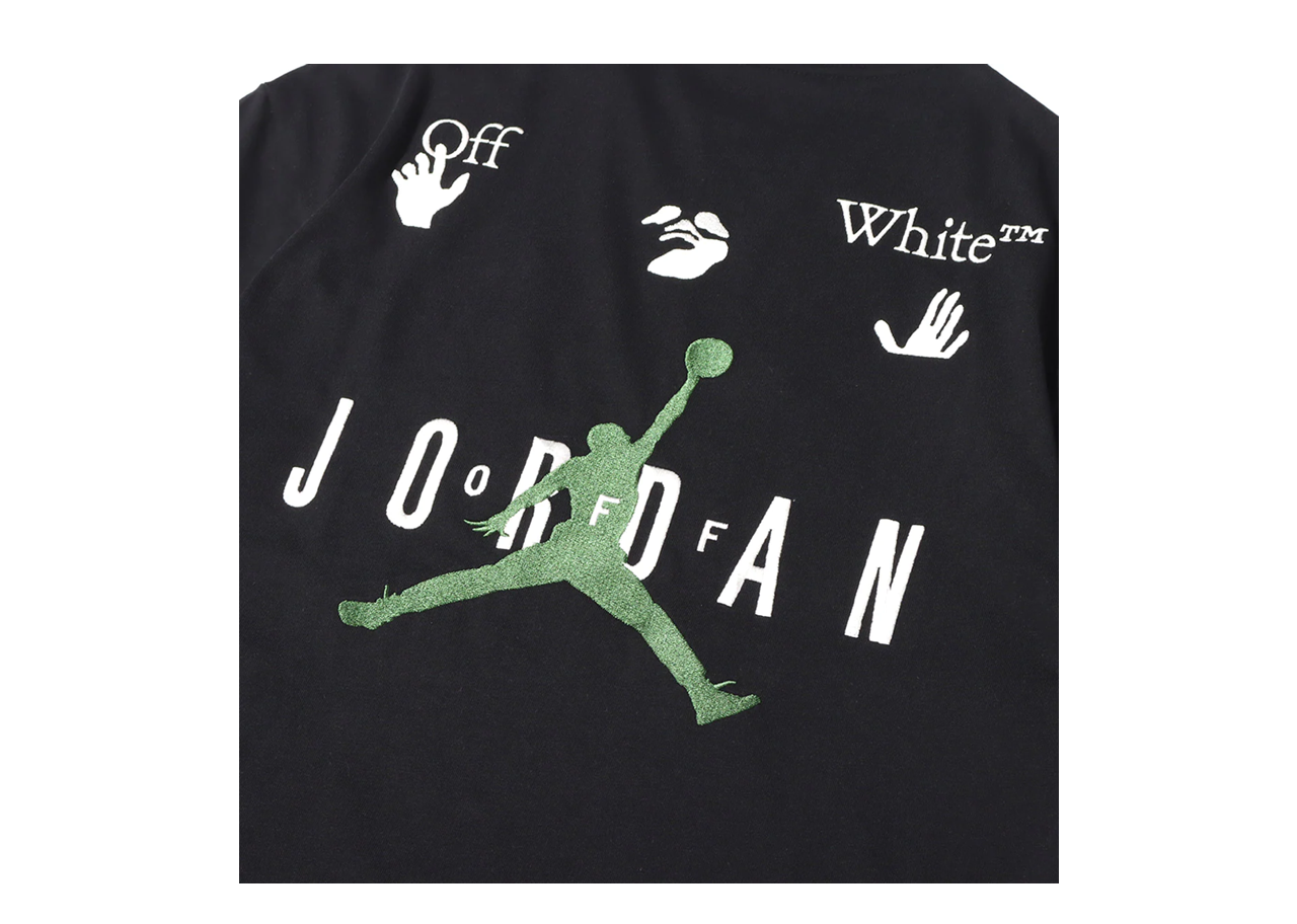 Jordan x Off‑White T-Shirt Black - photo 2