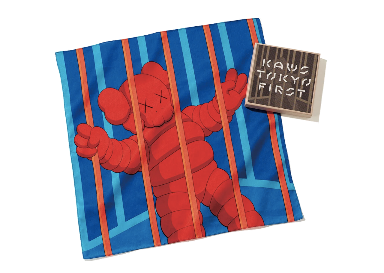 KAWS Tokyo First NO EXIT Handkerchief