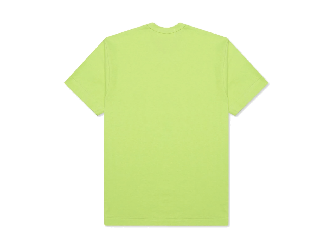 Comme des Garcons PLAY Pastelle Red Emblem T-shirt Green - photo 2
