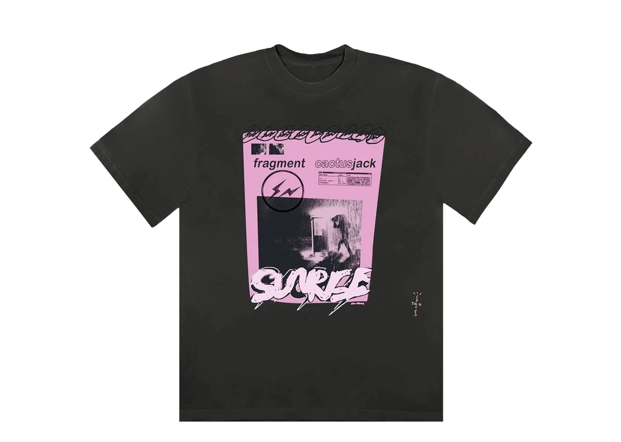 Travis Scott Cactus Jack For Fragment Pink Sunrise T-Shirt