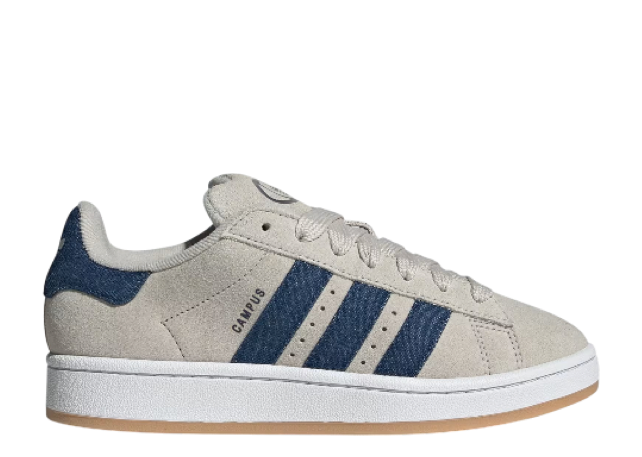 Adidas Campus 00s Beige Dark Blue (Women's)