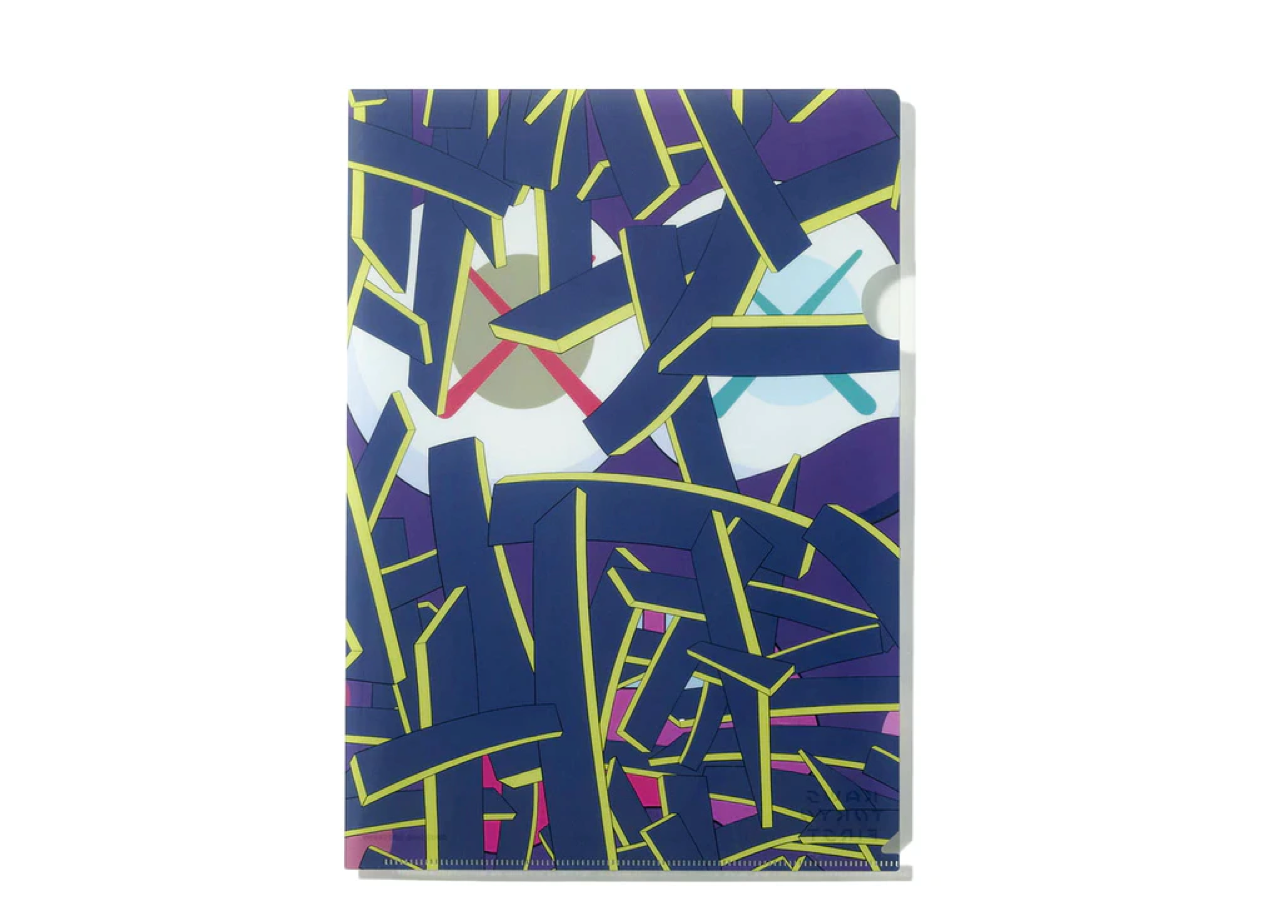 KAWS Tokyo First Clear File Glass Smile