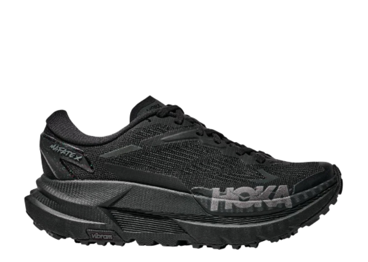 Hoka One One Mafate X Black Satellite Grey