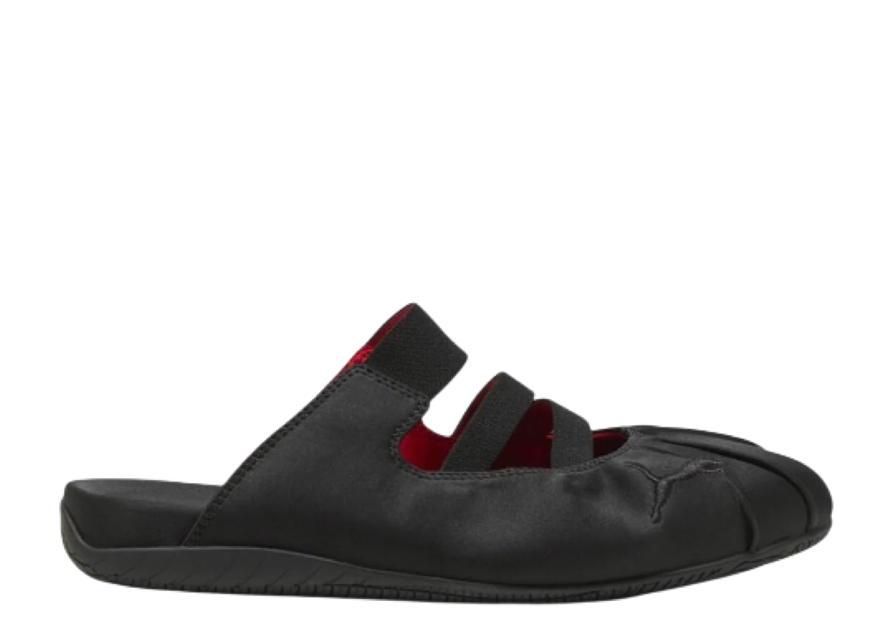 Puma Speedcat Mule Satin Black For All Time Red (Women's)