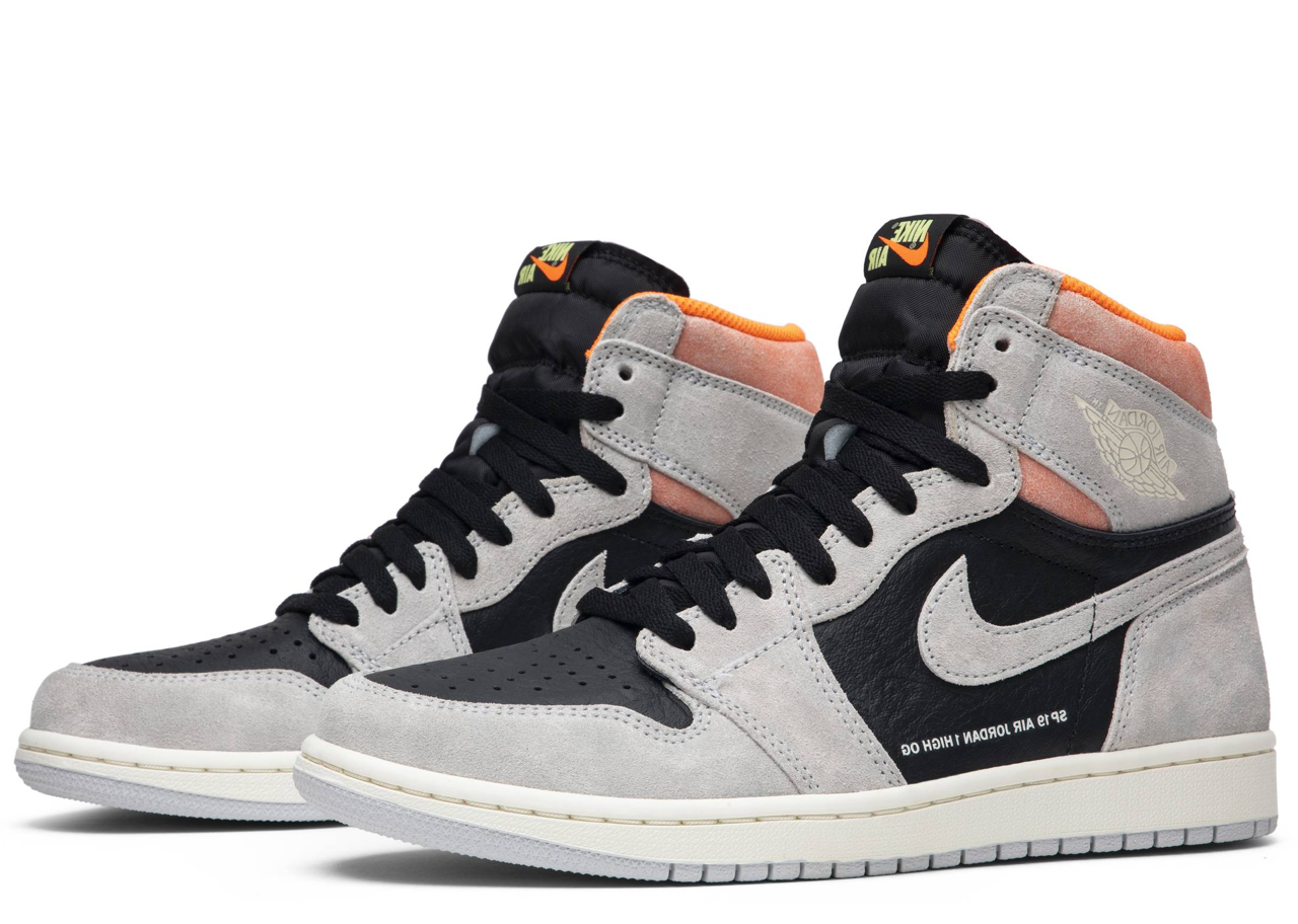 Air Jordan 1 Retro High Neutral Grey Hyper Crimson - photo 2