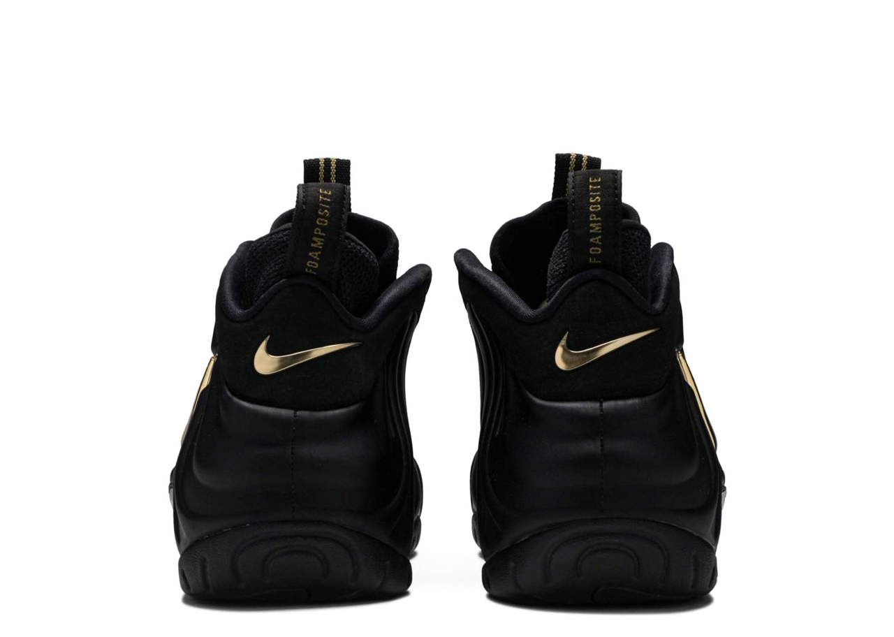 Nike Air Foamposite Pro Black Metallic Gold - photo 3