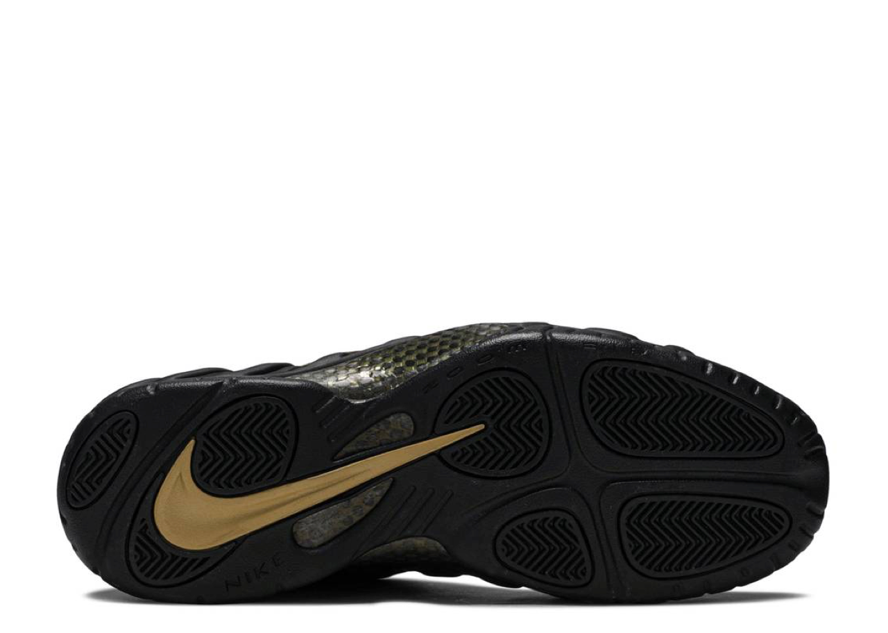 Nike Air Foamposite Pro Black Metallic Gold - photo 4