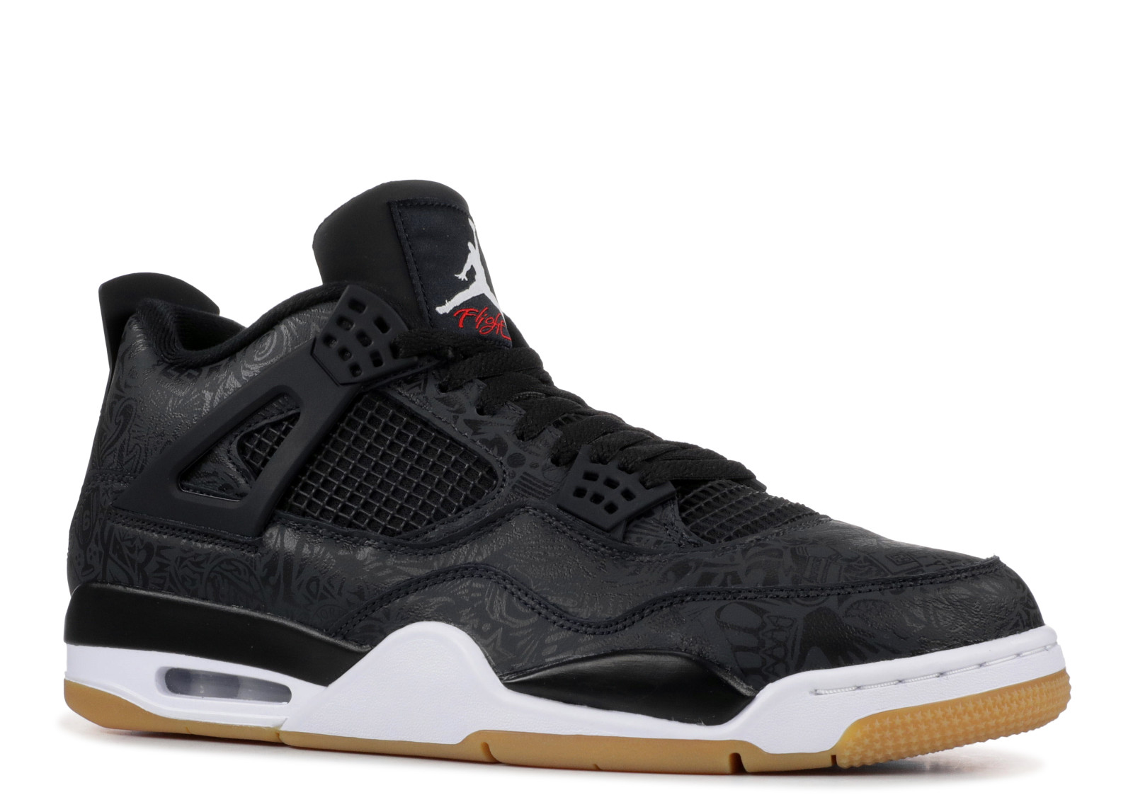 Jordan 4 Retro Laser Black Gum - photo 2
