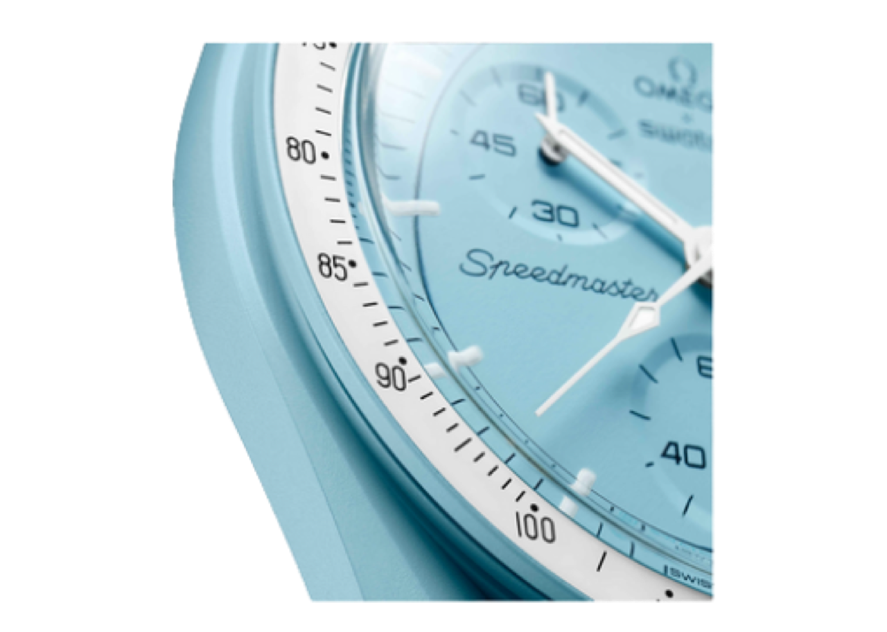 Swatch x Omega Bioceramic Moonswatch Mission to Uranus - photo 3