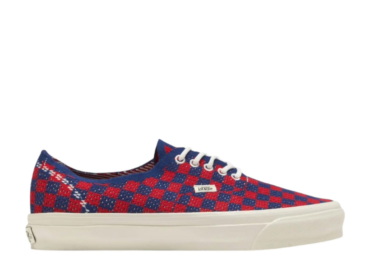 Vans LX Authentic 44 EK Punk Check Red Blue